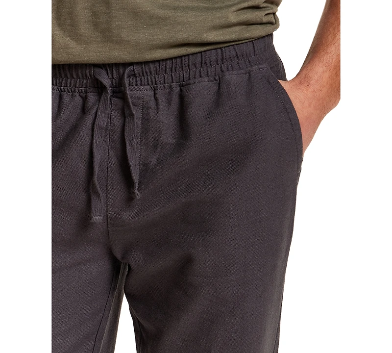 Weatherproof Vintage Men's Regular-Fit Linen Blend Drawstring Pants