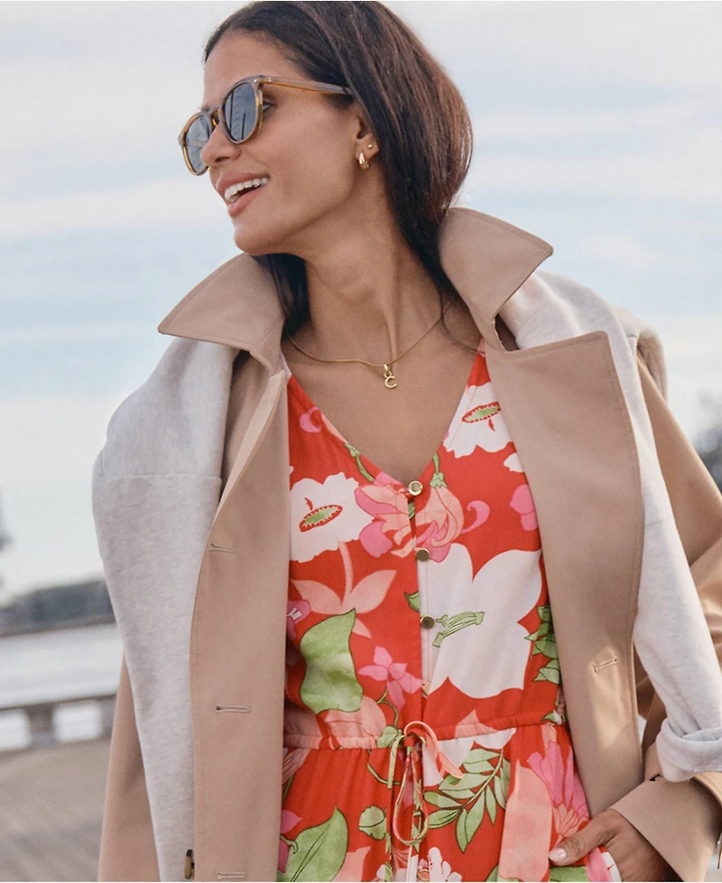 Lands' End Water-Resistant Letter Charm