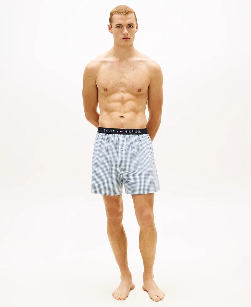 Tommy Hilfiger Men's Front Button Woven Boxers