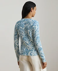 Lauren Ralph Women's Long-Sleeve Crew Neck Sweater