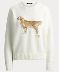 Lauren Ralph Women's Cotton Dog Sweater