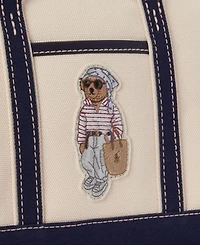 Polo Ralph Lauren Holiday Bear Canvas Mini Shopper Tote