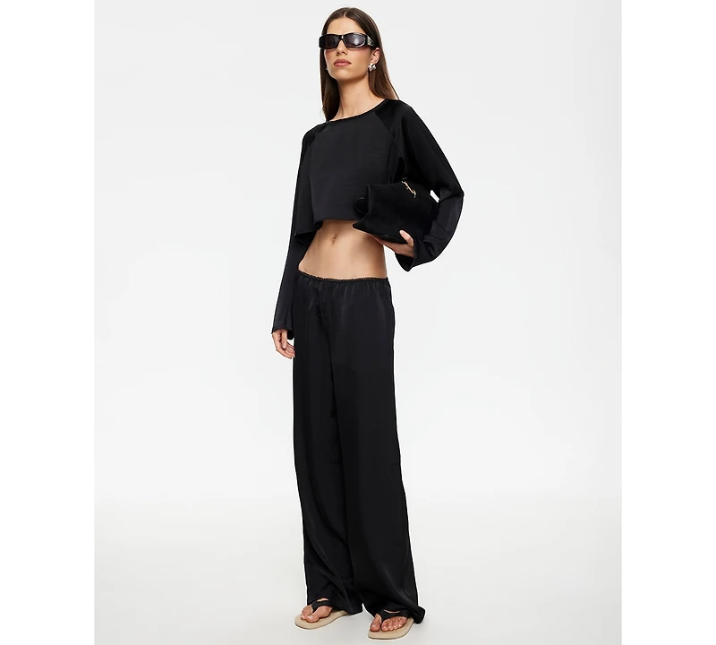 Lioness Women's Straight-Leg Pull-On Pants