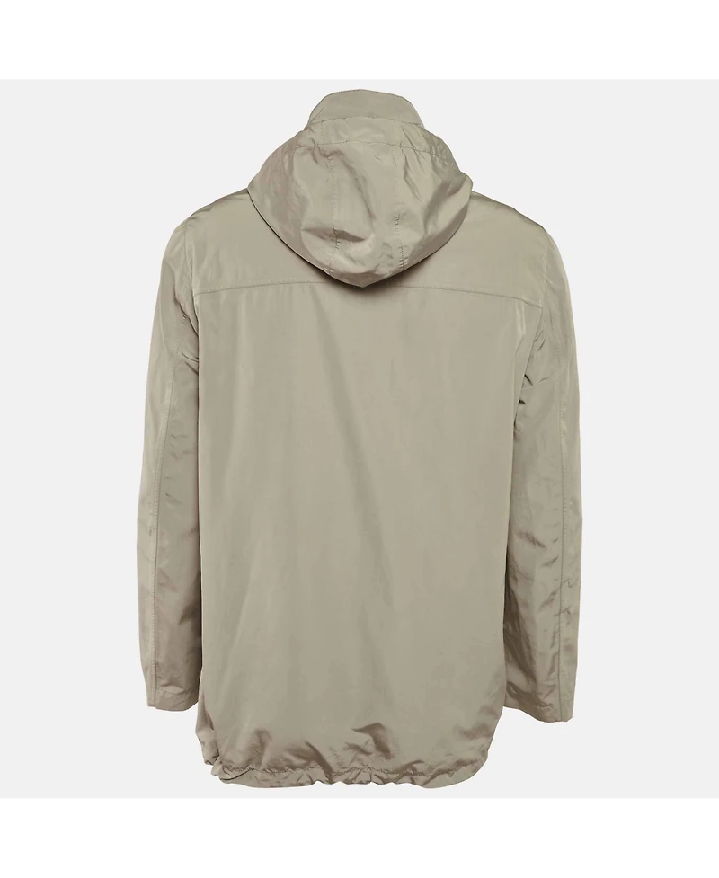 Pre-Owned Brunello Cucinelli Men's Synthetic Hooded Jacket