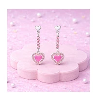 Chanteur Girls Hypoallergenic Heart Drop Earrings for Girls
