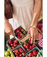 Fossil Women's Raquel Three-Hand Gold-Tone Stainless Steel Watch, 23mm