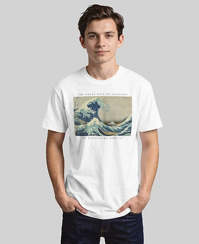 Fifth Sun Men's Great Wave Short Sleeve Crew T-shirt