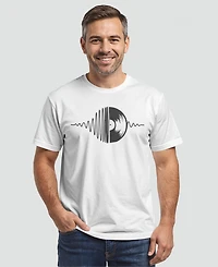 Design By Humans Men's Music Vinyl Short Sleeve T-Shirt