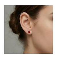 GigiGirl Sterling Silver Solitaire Stud Earrings