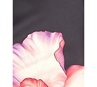 Seni & Cade Women's Large Floral Printed V-Neck Slip Dress