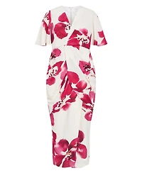 City Chic Women's Braelynn Print Maxi Dress