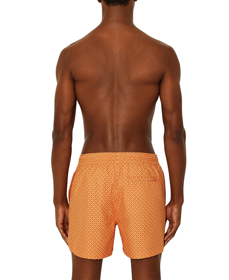 Reiss Men's Orient Geometric-Print Swim Shorts