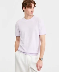 Club Room Men's Linen Blend Sweater T-Shirt, Macy's Exclusive