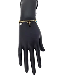 Unwritten Cubic Zirconia Western Charm Bolo Bracelet