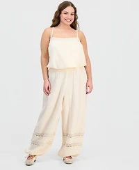 And Now This Trendy Plus Cotton Gauze Bubble Top, Macy's Exclusive