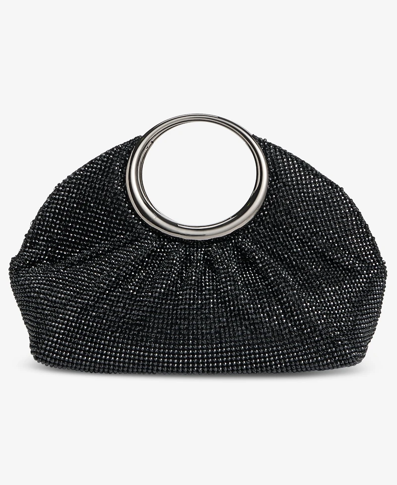 I.n.c International Concepts Ring Handle Diamond Mesh Clutch, Macy's Exclusive