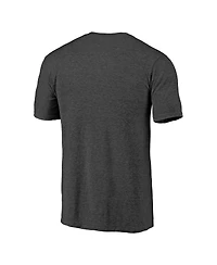 Fanatics Men's Heather Charcoal Tampa Bay Rays Cooperstown Collection Series Sweep Tri-Blend T-Shirt