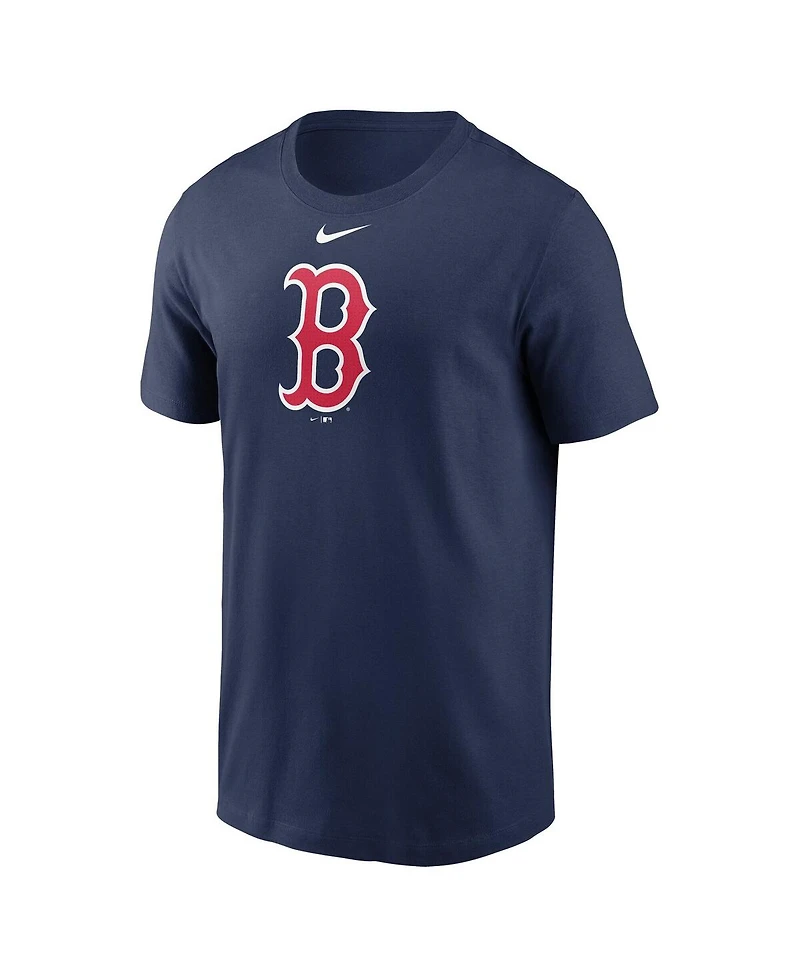 Nike Men's Navy Boston Red Sox Fuse Large Logo T-Shirt