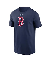 Nike Men's Navy Boston Red Sox Fuse Large Logo T-Shirt