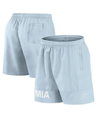 Fanatics Men's Light Blue Miami Marlins Elements Swim Shorts