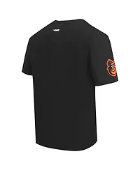 Pro Standard Men's Black Baltimore Orioles Turn It Up Dropped Shoulder T-Shirt