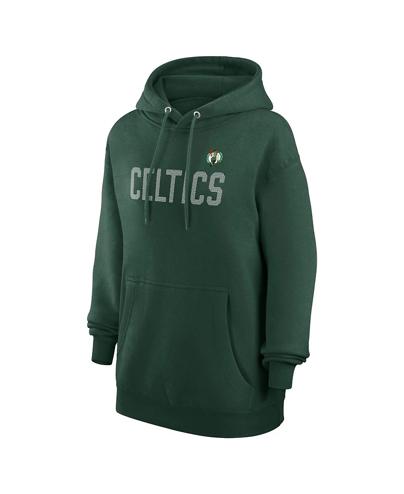 G-iii 4Her by Carl Banks Women's Kelly Green Boston Celtics Dot Print Pullover Hoodie