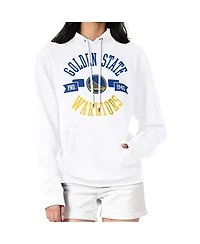 G-iii 4Her by Carl Banks Women's White Golden State Warriors City Pullover Hoodie
