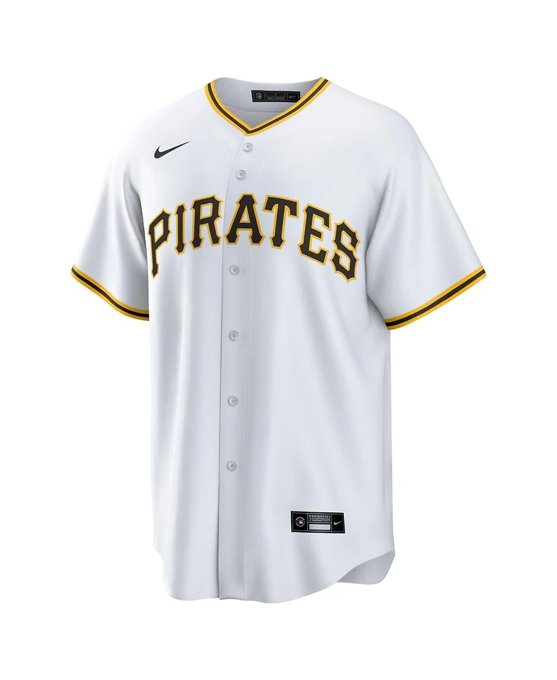 Nike Men's White Pittsburgh Pirates Home Big Tall Replica Jersey