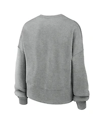 Nike Women's Gray Us Hockey Oversized Phoenix Fleece Sweatshirt