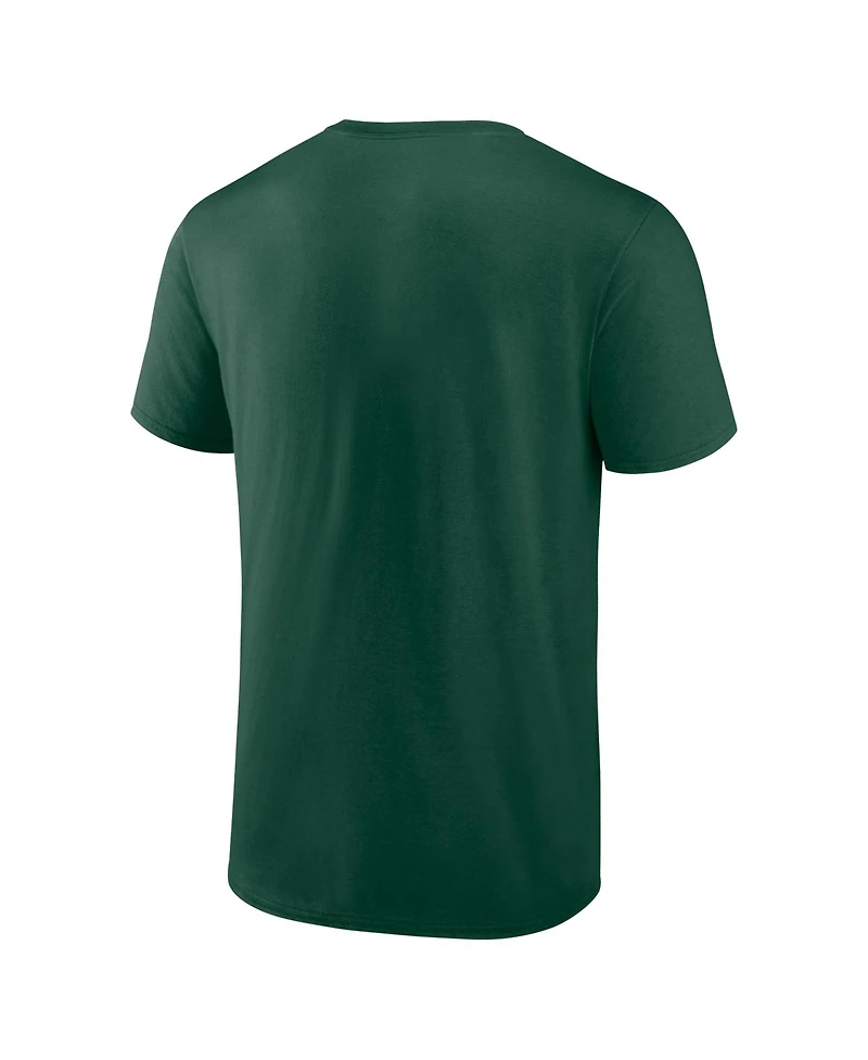 Logo Athletic Men's Green Athletics Heart and Soul T-Shirt