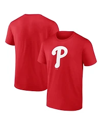 Logo Athletic Men's Red Philadelphia Phillies T-Shirt