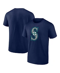 Logo Athletic Men's Navy Seattle Mariners T-Shirt