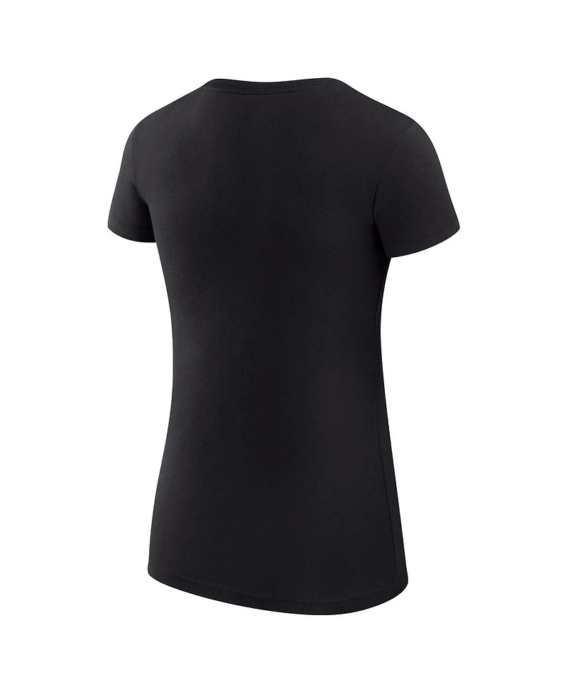 G-iii 4Her by Carl Banks Women's Black Arizona Diamondbacks Super-Slim Fit Lightweight Team Logo Graphic T-Shirt