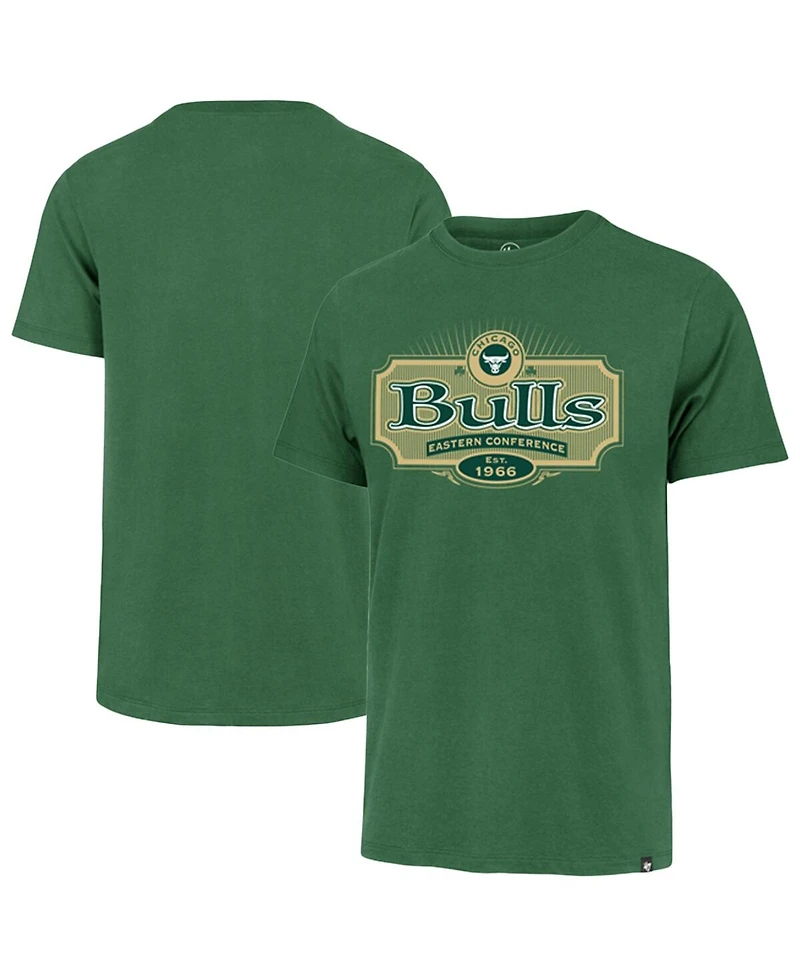 '47 Brand Men's Green Chicago Bulls Lucky Team Franklin T-Shirt