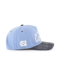 '47 Brand Men's and Women's Carolina Blue North Carolina Tar Heels Windowpane Plaid Collection Hitch Adjustable Hat