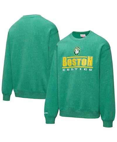 Mitchell & Ness Men's Green Boston Celtics Throw It Back Fleece Sweatshirt