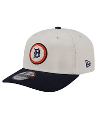New Era Men's Cream Detroit Tigers Loyal 9SEVENTY Adjustable Hat
