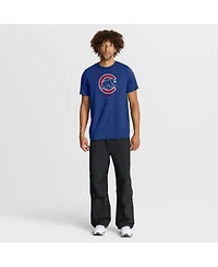 Nike Men's Royal Chicago Cubs Tri-Blend Logo T-Shirt