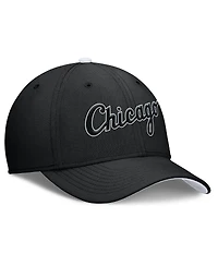 Nike Men's Black Chicago White Sox Primetime Rise Dri-fit Flex Hat