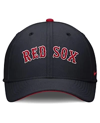 Nike Men's Navy Boston Red Sox Primetime Rise Dri-fit Flex Hat