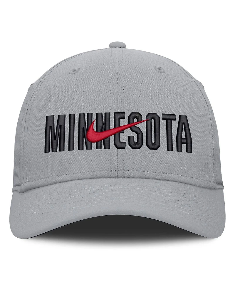 Nike Men's Gray Minnesota Twins Primetime Dri-fit Rise Bozz Flex Hat