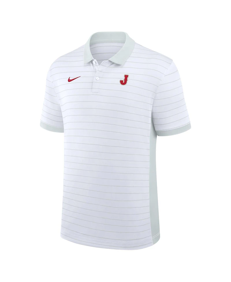 Nike Men's White Japan Baseball 2026 World Classic Victory Striped Dri-fit Polo Shirt