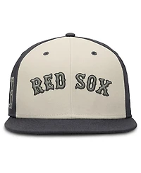 Nike Men's Cream Boston Red Sox Dri-fit True Fitted Hat