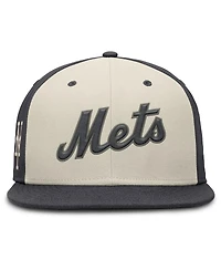 Nike Men's Cream New York Mets Dri-fit True Fitted Hat