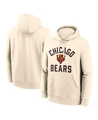 Nike Men's Cream Chicago Bears Club Hoodie