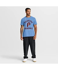 Nike Men's Light Blue Philadelphia Phillies Cooperstown Collection T-Shirt
