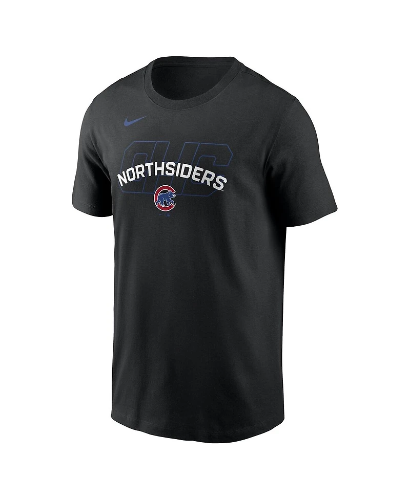Nike Men's Black Chicago Cubs Primetime Fashion T-Shirt