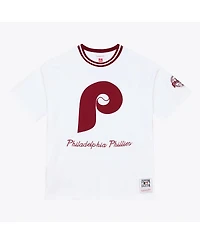 Mitchell & Ness Men's White Philadelphia Phillies Cooperstown Collection Arctic T-Shirt