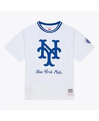 Mitchell & Ness Men's White New York Mets Cooperstown Collection Arctic T-Shirt