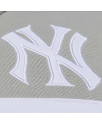 Mitchell & Ness Men's Gray New York Yankees Cooperstown Collection Thunderstorm Head Coach Hoodie